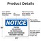 Signmission Posted No Hunting No Trespassing Please OSHA Notice Sign, Aluminum, 24in W x 18in L, 2PK OS-2PACK-NS-A-1824-L-17720 - alternate 4